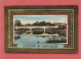 52   SAINT  DIZIER    SOUVENIR  DE   SAINT  DIZIER  CARTE  A  SYSTEME  COMPLETE 10  GRANDES  VUES - Saint Dizier