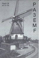 Netherlands / Holland 1991 QSL Cards > Radio Amateur AH ARNHEM Via Maasdam,windmill / Moulin à Vent - Amateurfunk