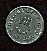 Germany 5 Reichpfennig 1943, Letter A - 5 Reichspfennig