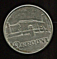 Estonia:2 Krooni 1930, 500 Silver, Toompea - Estonia