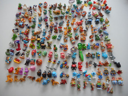 KINDER, GROS LOT FIGURINES ANCIENNES, 1,5 KG, SERIES VINTAGE 8 SCANS - Sets