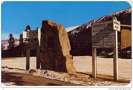 Rock Markers At The Summit Of Berthoud Pass, Continental Divide, Wasserscheide ; Stampiglie: CRAIG, CO - American Roadside