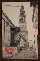 Ak CPA 1909 Cordoba Calle Del Cardenal Herrero Espana Spain Espagne Animée Voyagée - Córdoba