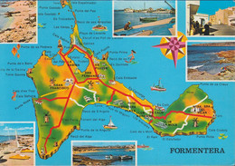 Spanien - Formentera - Alte Ansichten - Views - Landkarte - Formentera