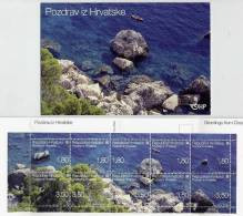 CROATIA 2005 Holiday Greetings  Booklet Of 10 Stamps  MNH / **.  Michel  MH 16 - Kroatien