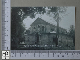 TIMOR - IGREJA DE STº ANTÓNIO DE MOTAEL -  DILÍ -   2 SCANS  - (Nº44344) - Timor Oriental