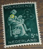 Nederland - MAST - 425 PM4 - 1944 - Plaatfout - Postfris - Witte Vlek In De Hals - Abarten Und Kuriositäten