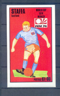 STAFFA BLOCK FOOTBAL 1974   MNH - 1974 – West Germany