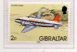 PIA  -  GIBILTERRA -  1987  :  Storia Dell' Aviazione - Aerei -  (YV  528-29) - Gibraltar