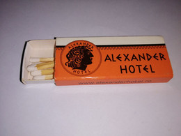 Romania Old Matchbox - Alexander Hotel , Voluntary City - Zündholzschachteln