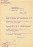 Correspondance.occupation Française Rhénanie Ruhr Allemagne.haut Commissariet République Française Provinces Du Rhin. - Documents