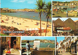 SCENES FROM ST. IVES, CORNWALL, ENGLAND. UNUSED POSTCARD Ah4 - St.Ives