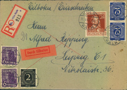 1947, Einschreiben/Eilboten 2. Gewicht Ab KÖLN-KALK - Zona AAS