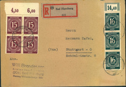 1947, Einschreiben Ab BAD HARZBURG Oberränder, Siehe Foto - Altri & Non Classificati