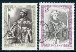 POLAND 1986 Polish Rulers I Used.  Michel 3066-67 - Used Stamps