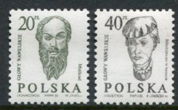 POLAND 1986 Carved Heads 20 And 40 Zl. MNH / **.  Michel 3036-37 - Ongebruikt