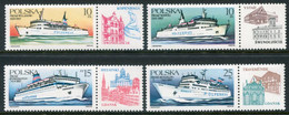 POLAND 1986 Baltic Ferries MNH / **.  Michel 3029-32 - Ungebraucht