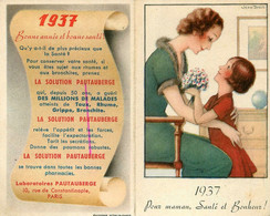 Petit Calendrier Ancien Publicitaire 1937 * Dragées BRONCUROL & KOLARSINE * Calendar Illustré Illustrateur Jean Droit - Klein Formaat: 1921-40
