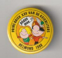 Pin-speld-button Carnavalsvereniging De Keijebijters Helmond (NL) 1998 - Carnaval