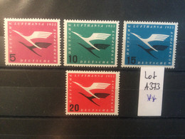 BUNDESREPUBLIK 205/208 LUFTHANSA POSTFRISCH ** A 373 - Autres & Non Classés