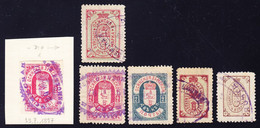 1890/1897 OSA. Used Selection Of 6 Stamps. One Imperforated Ex Fabergé - Zemstvos