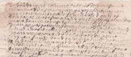 1747 -  Contrat De Location  - Mentions De François Moreau - Pierre Delanaud - 2 Pages - Règne De  Louis XV - Manuscritos