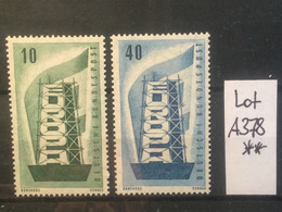 BUNDESREPUBLIK 241/242 EUROPA 1956 POSTFRISCH ** A 378 - Other & Unclassified