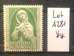 BUNDESREPUBLIK 151 GERMANISCHES MUSEUM POSTFRISCH ** MNH A 381 - Autres & Non Classés