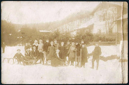 Slovakia / Hungary: Meczenzéf (Mecenzéf / Medzev / Metzenseifen), Wintersport 1922 - Slowakije
