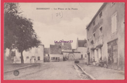 21 - MESSIGNY---La Place Et La Poste - Autres Communes
