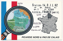 FRANCE - Carte Radio-amateur - FRANCE / FLECHIN - 14 DJL 42 - 1993 - Radio-amateur