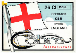 FRANCE - Carte Radio-amateur - Cobra International / KEN / England - 29 CI 262 - 1993 - Radio-amateur