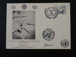 Carte Maximum Card UNOPAX 1986 Nations Unies United Nations Ref 820 - Maximum Cards