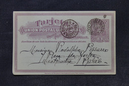 URUGUAY - Entier Postal De Montevideo Pour Paris En 1899 -  L 104395 - Uruguay