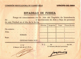 ESPAGNE . COMISION REGULADORA DE CARRETERAS - Documents