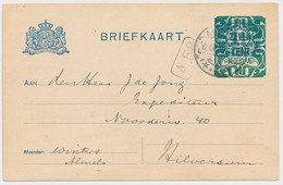 Briefkaart G. 163 II Almelo - Hilversum 1922 - Postwaardestukken