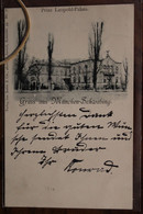 Ak 1898 Gruss Aus München Schwabing Staatspost Courier CPA DR Allemagne Deutsches Reich Litho Privatpost - München