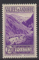 Andorra Fran. 1937 Paisajes 1,20 F Ed:78 (*) - Neufs