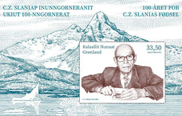 Greenland.2021.Czesław Słania -  Postage Stamp And Banknote Engraver.s/s **. - Blocs