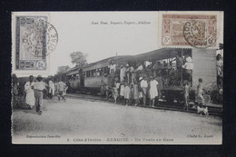 CÔTE D'IVOIRE - Carte Postale De Azaguié - Un Train En Gare - L 104421 - Ivory Coast