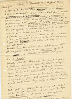 Correspondance.occupation Française Rhénanie Ruhr Allemagne.haut Commissariet République Française Provinces Du Rhin. - Documents