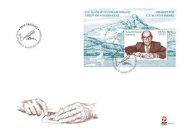Greenland.2021.Czesław Słania -  Postage Stamp And Banknote Engraver.FDC - Emissions Communes