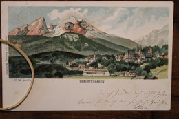 Ak 1898 Seiling Nr 48 Berchtesgaden Gruss Aus Stadtspost Courier CPA DR Allemagne Deutsches Reich Litho Privatpost - Autres & Non Classés