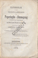 POPERINGE Handboekje Van De Bedevaerder Olv St Jan - L. Vanhaecke 1873 (N607) - Anciens