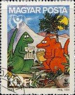 Hongrie 1990. ~  YT 3299 - Animaux Préhistoriques - Used Stamps