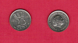 NETHERLANDS  25 CENTS 1962 (KM # 183) #6365 - 25 Cent