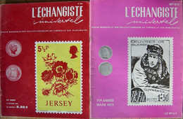 REVUE L'ECHANGISTE UNIVERSEL N° 884 Et 917 Février 1974 Et Mars 1977 - Français (àpd. 1941)