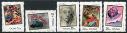 POLAND 1985 Witkiewicz Centenary MNH / **.  Michel 3007-11 - Neufs