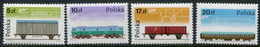 POLAND 1985 Locomotive And Wagon Factory MNH / **.  Michel 2993-96 - Unused Stamps