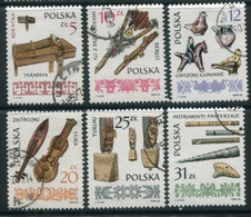 POLAND 1985 Traditional Musical Instruments II Used.  Michel 2979-84 - Usados